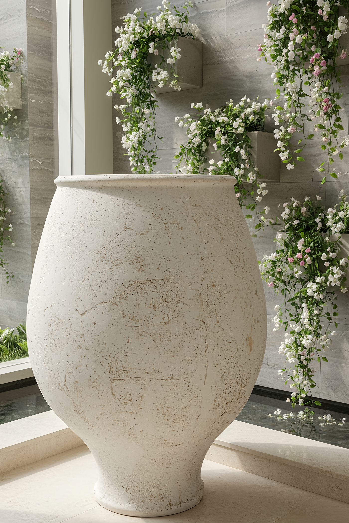 Tall Amphora Planter
