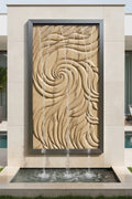 Water Cascade Swrill Sculptural Flow