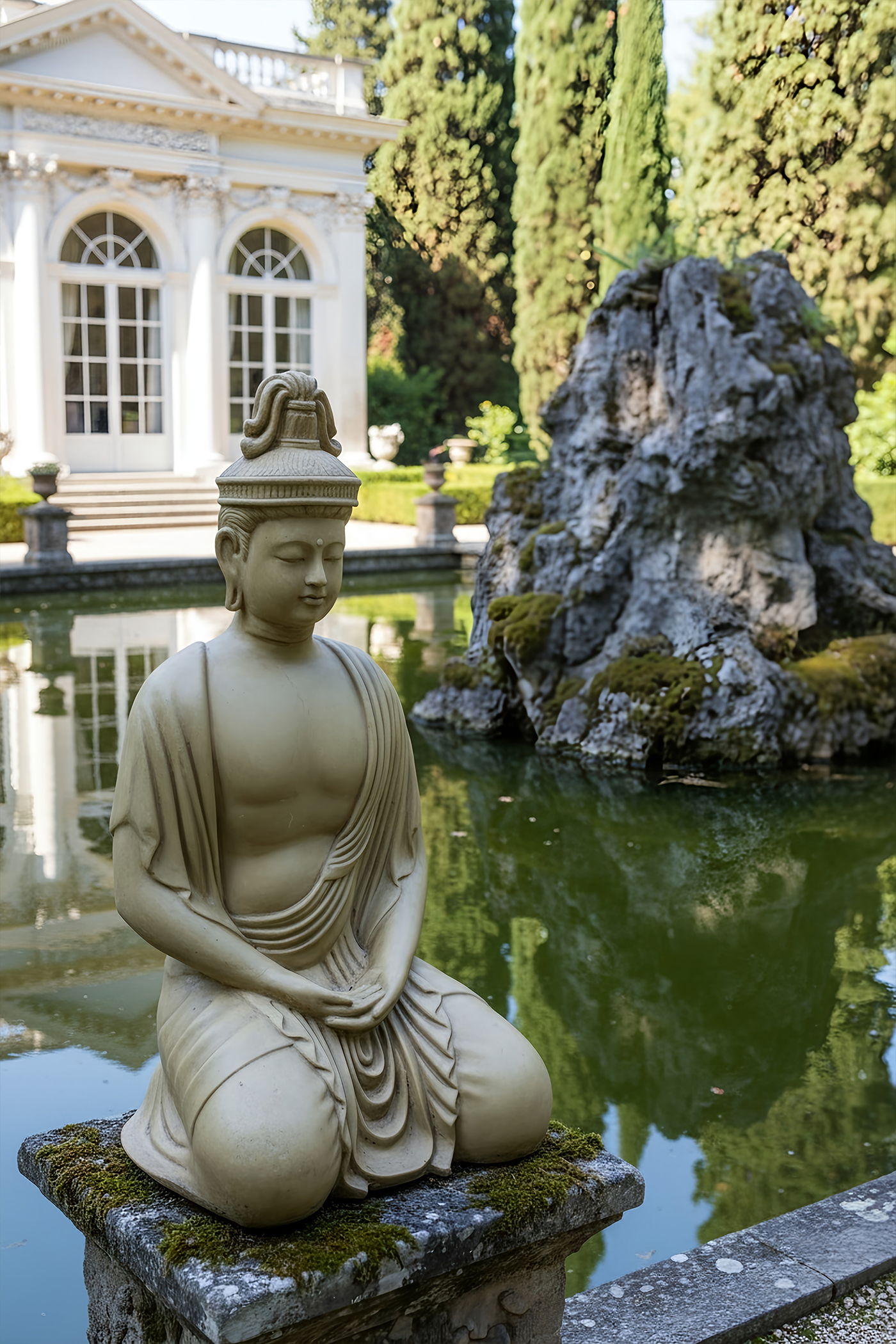 Meditating Monk