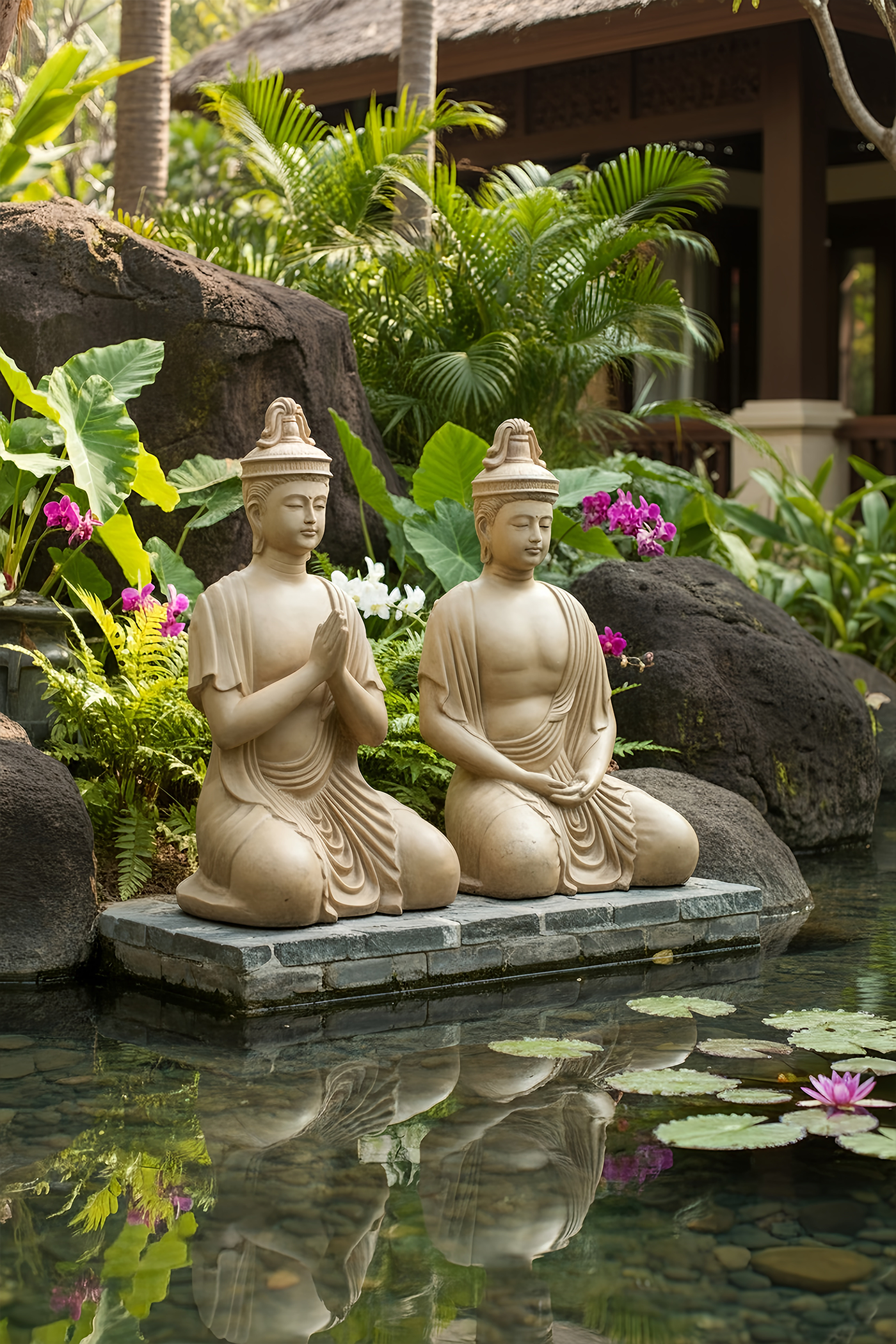 Meditating Monk