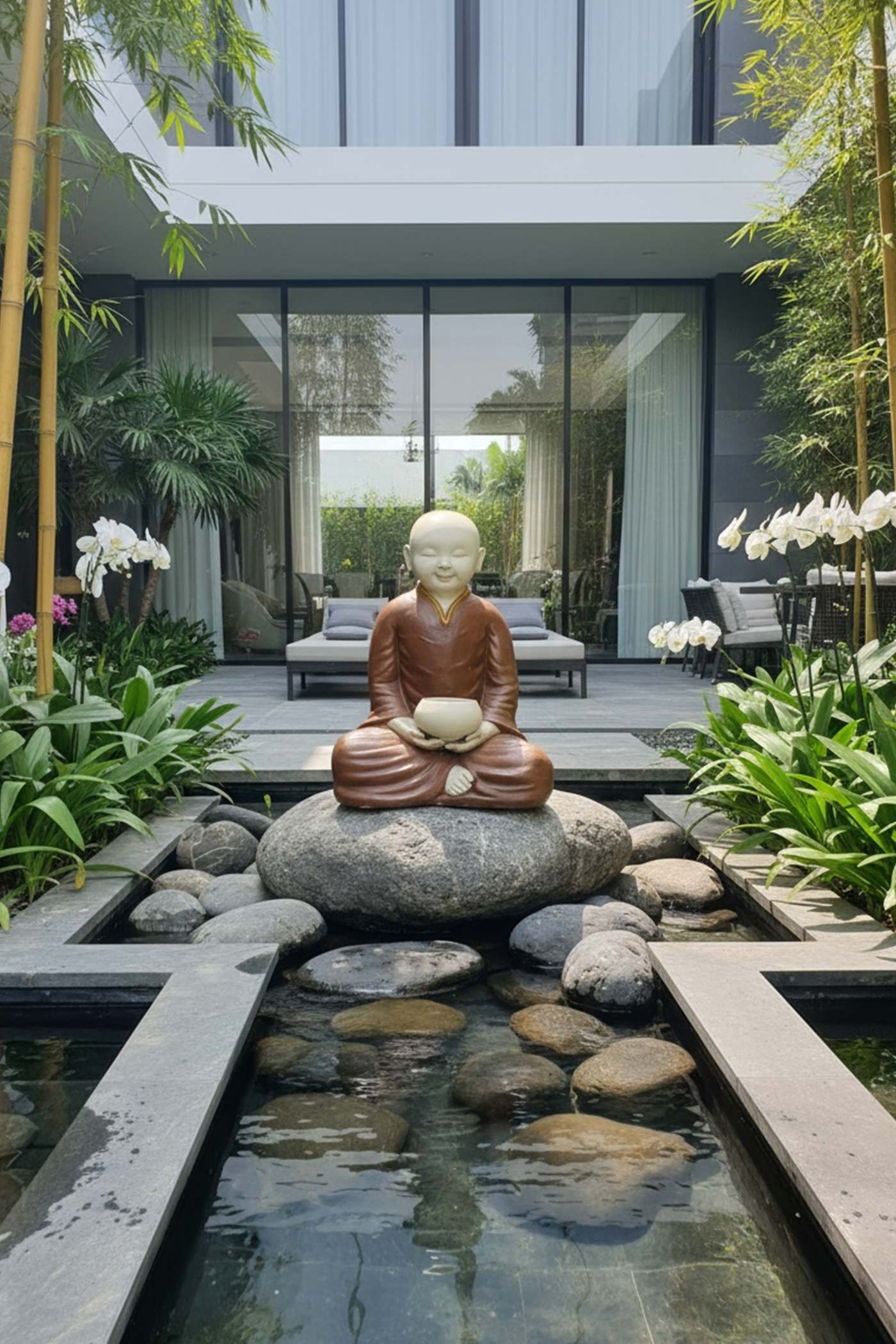 Thai Meditaing Monk