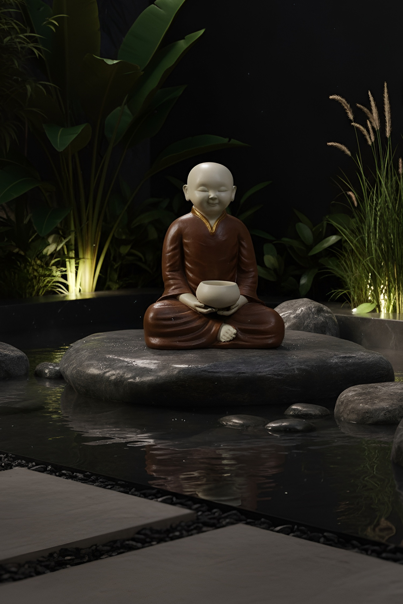 Thai Meditaing Monk