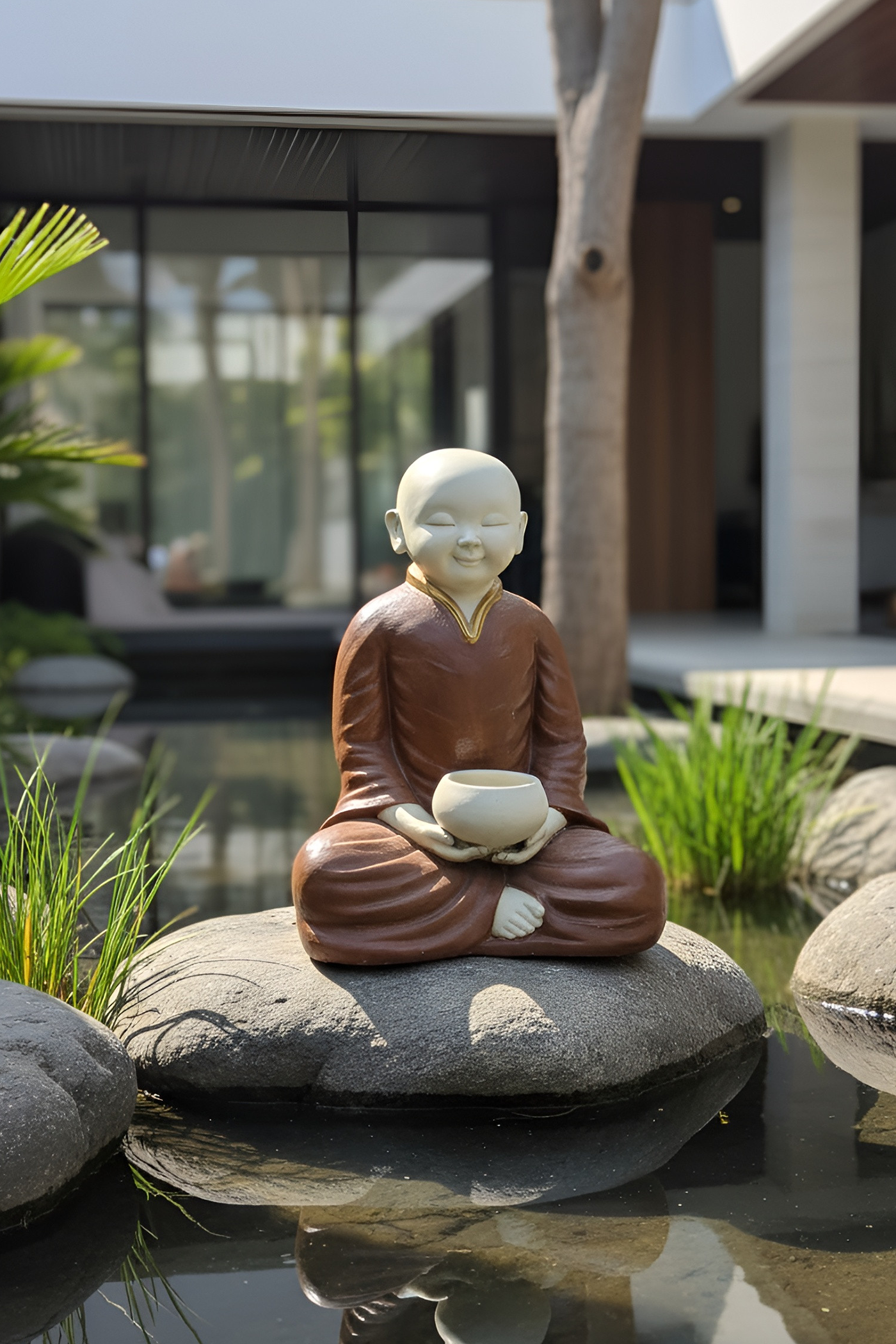 Thai Meditaing Monk