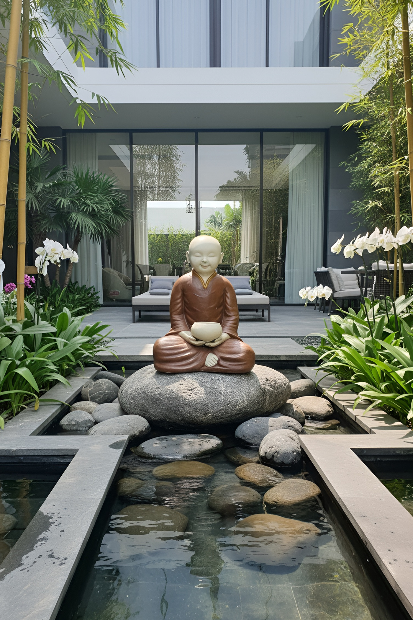 Thai Meditaing Monk