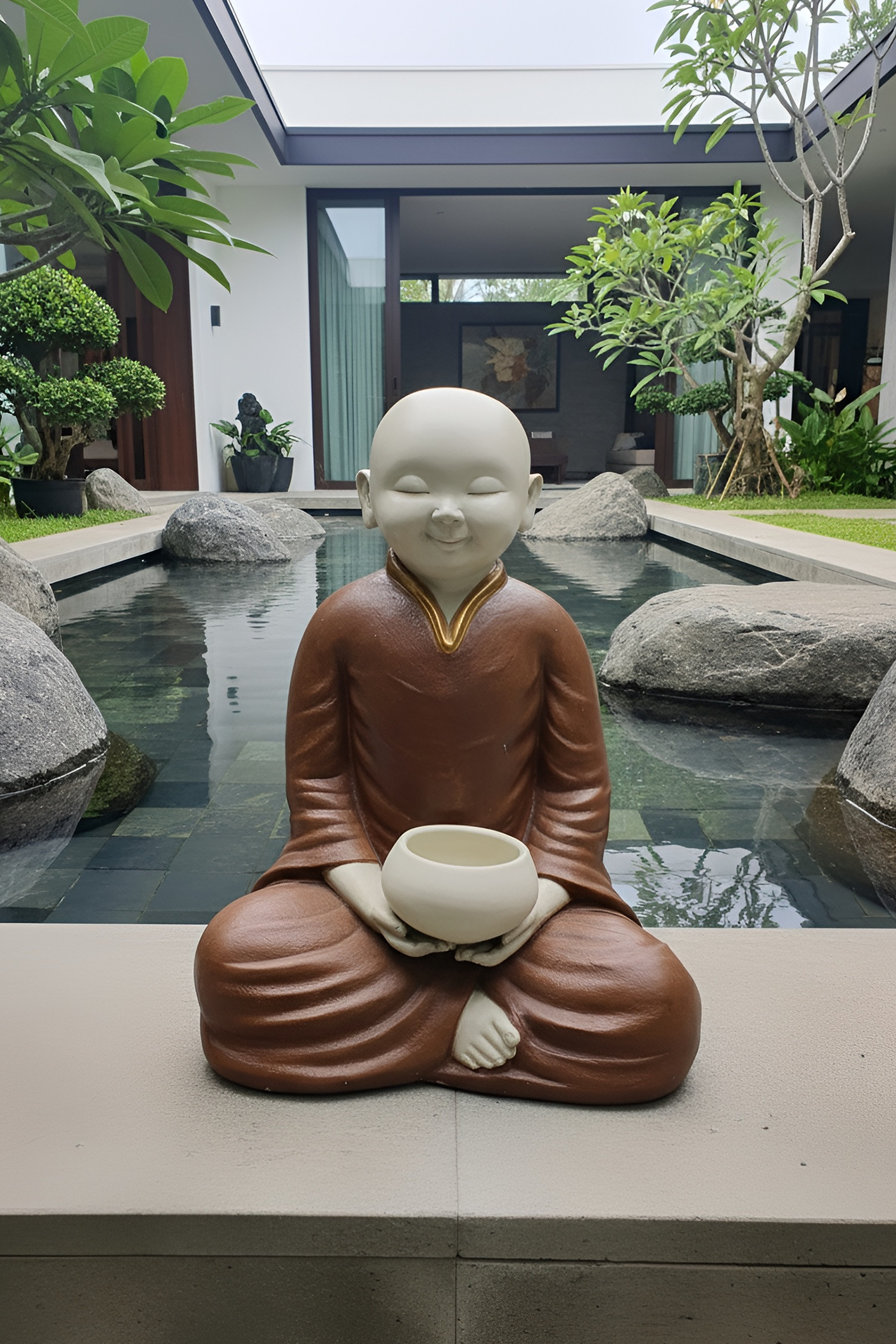 Thai Meditaing Monk