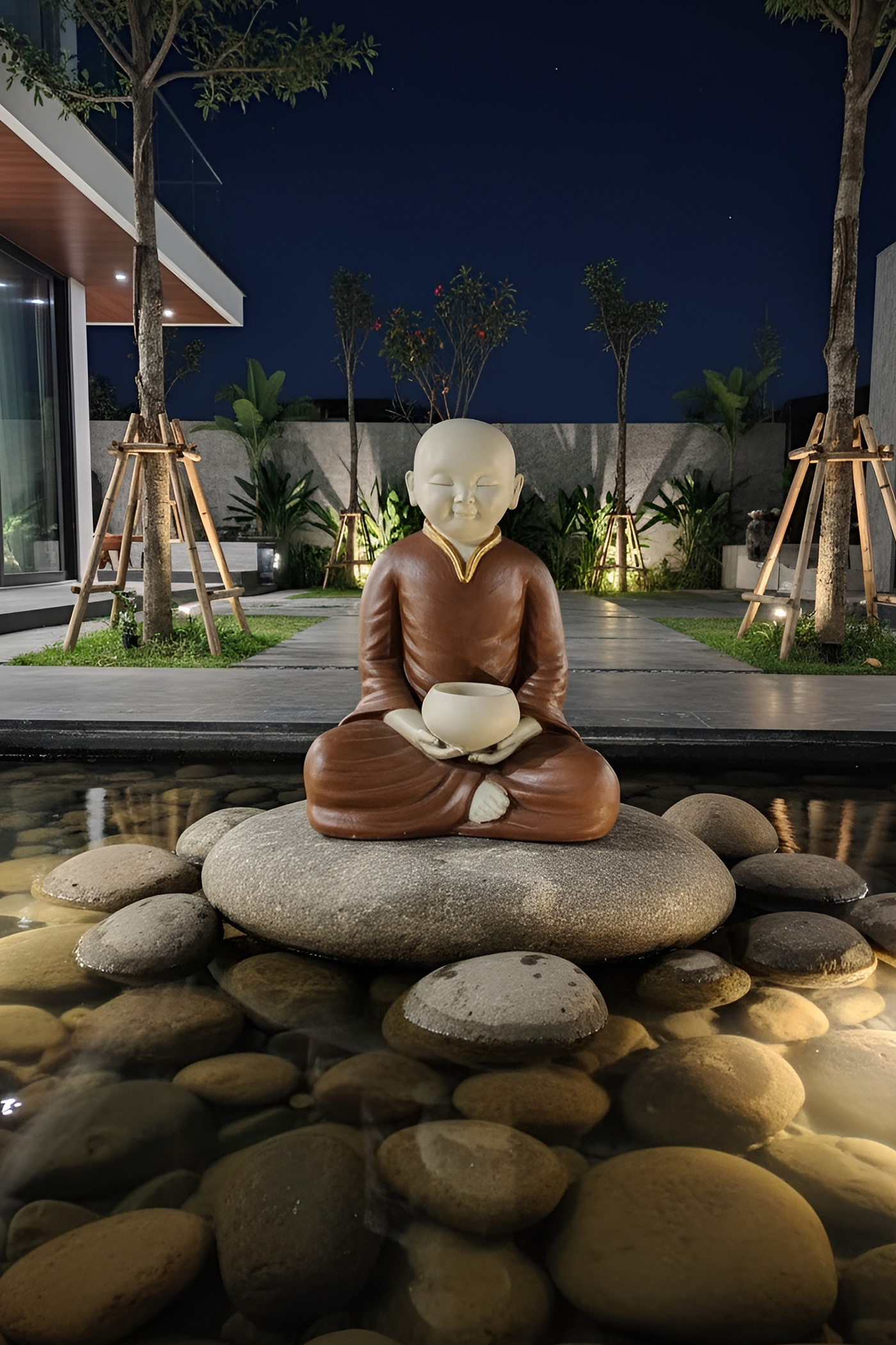 Thai Meditaing Monk