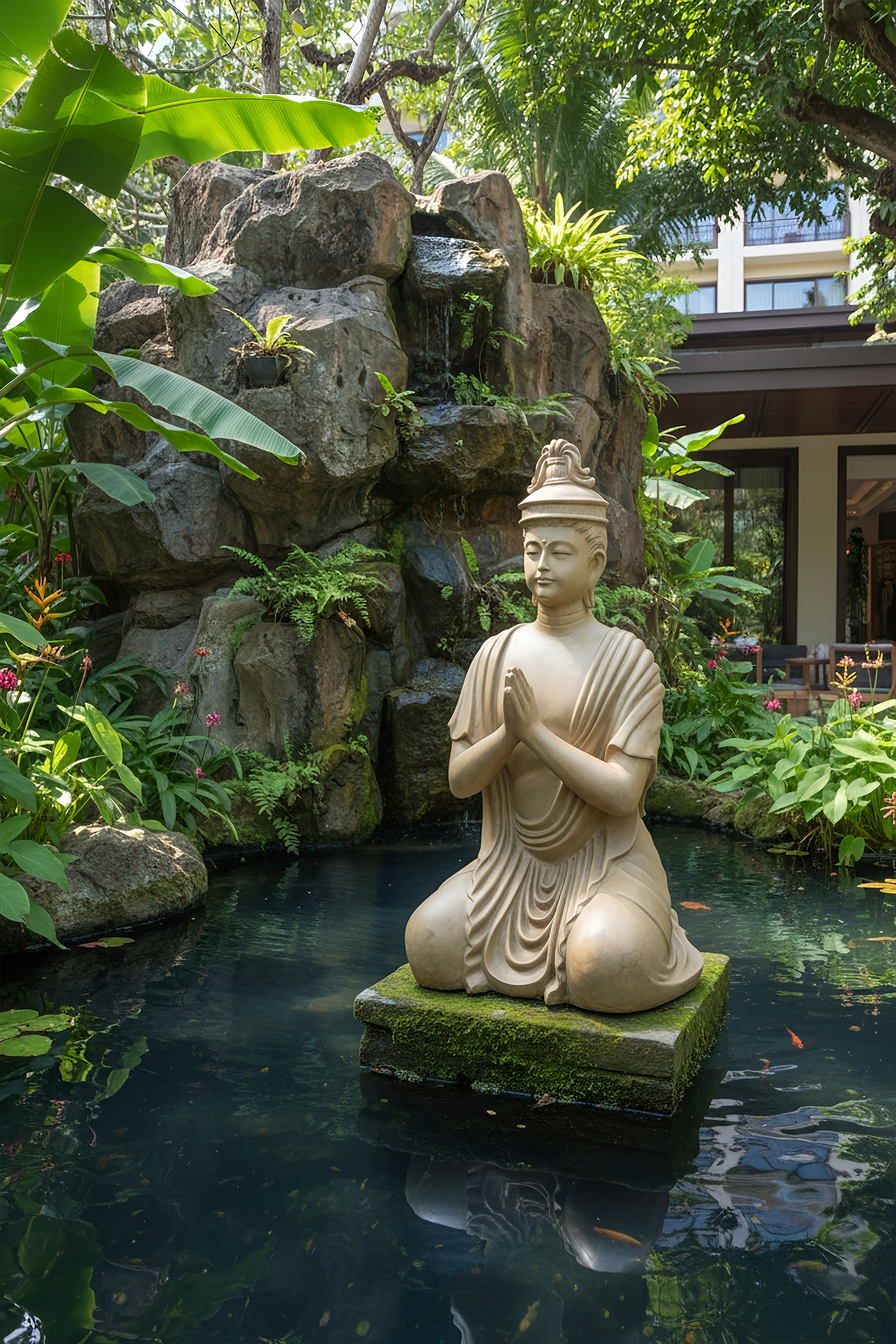 Praying Monk