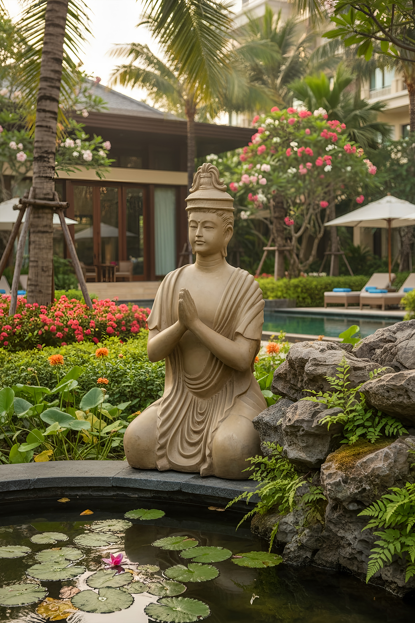Praying Monk
