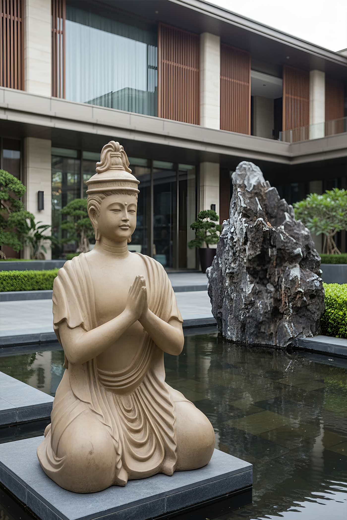 Praying Monk