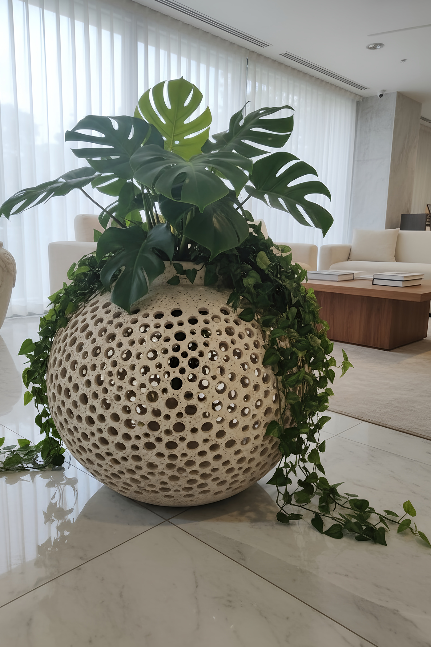 Sculptural Orb L