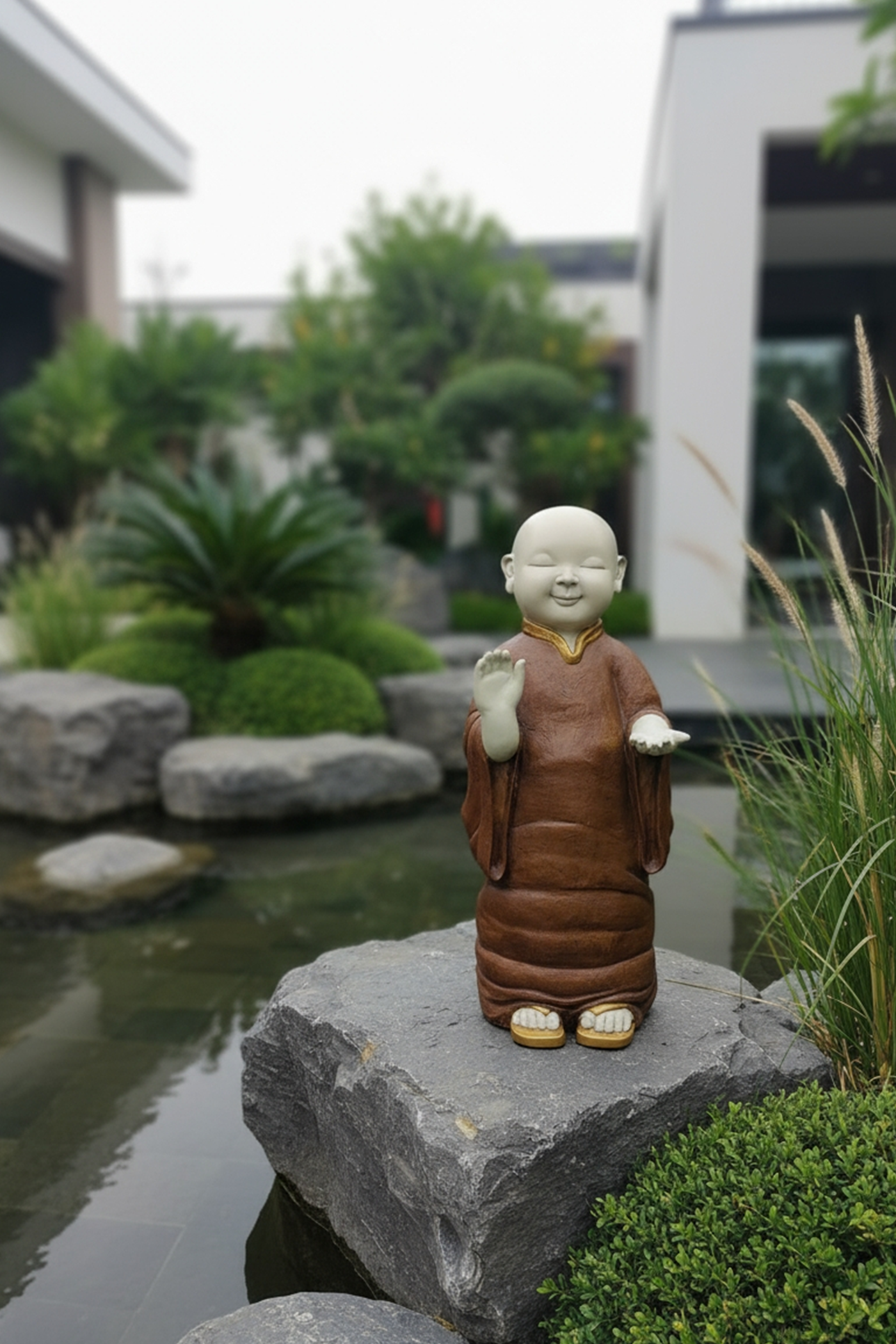 Thai Blessing Monk