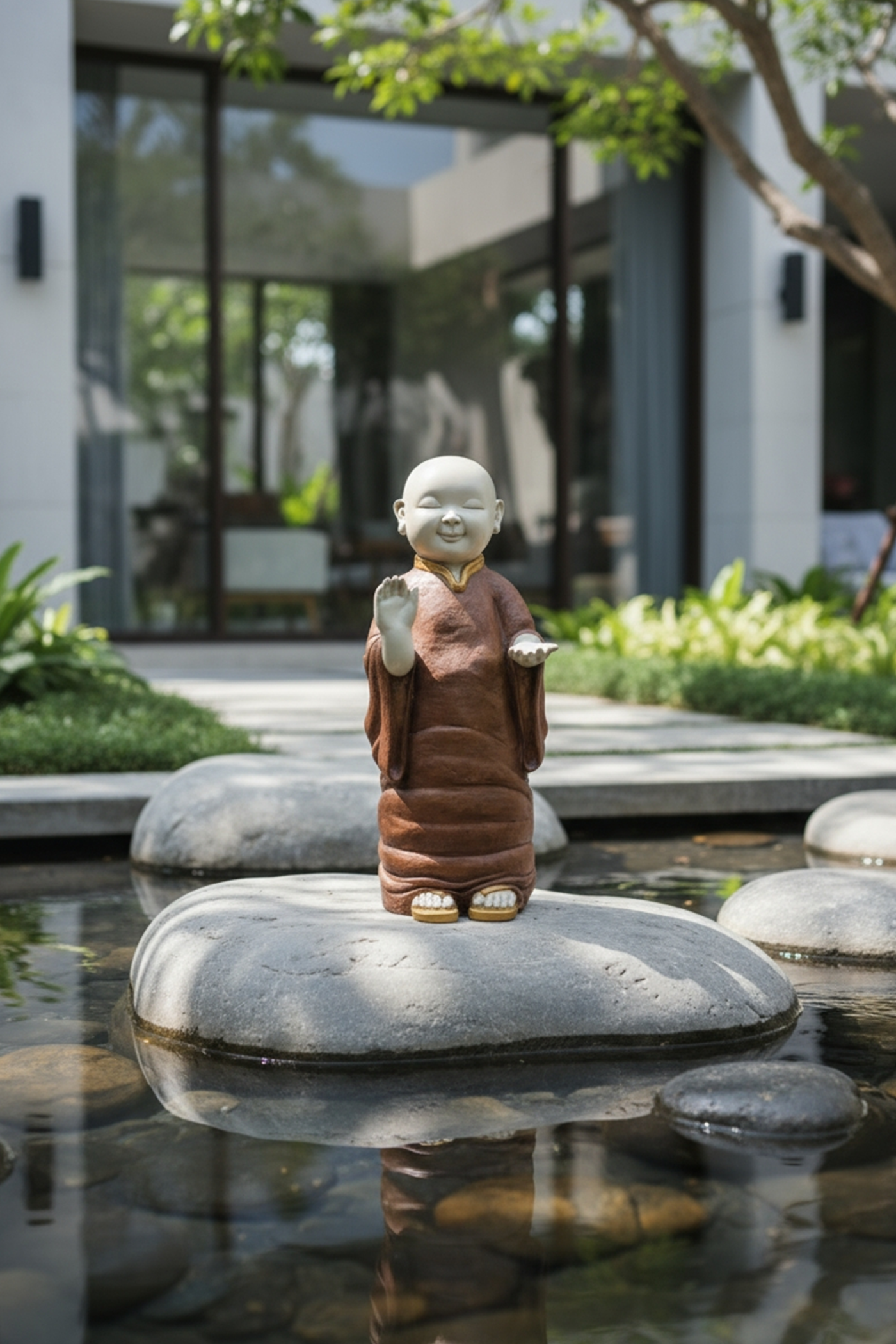 Thai Blessing Monk
