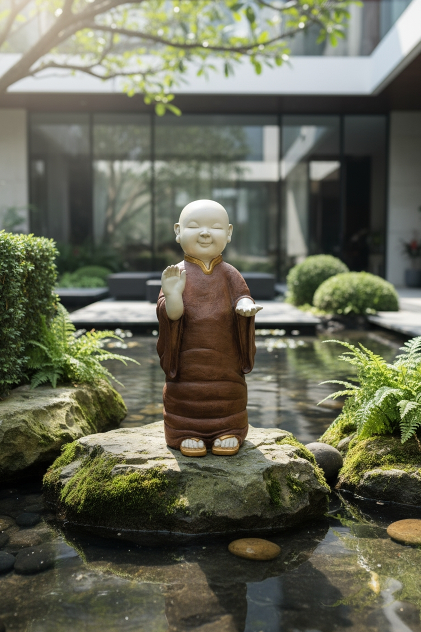 Thai Blessing Monk