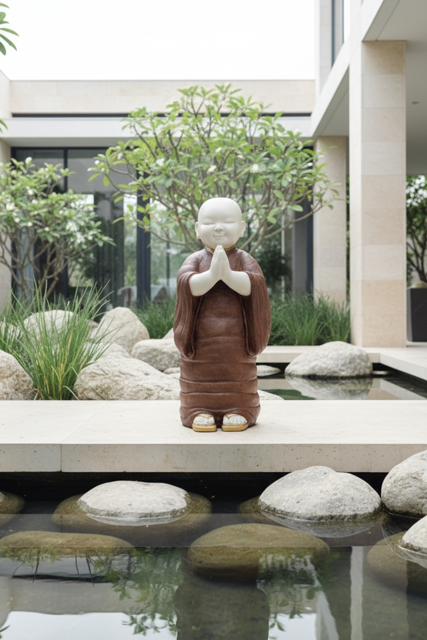 Thai Praying Monk