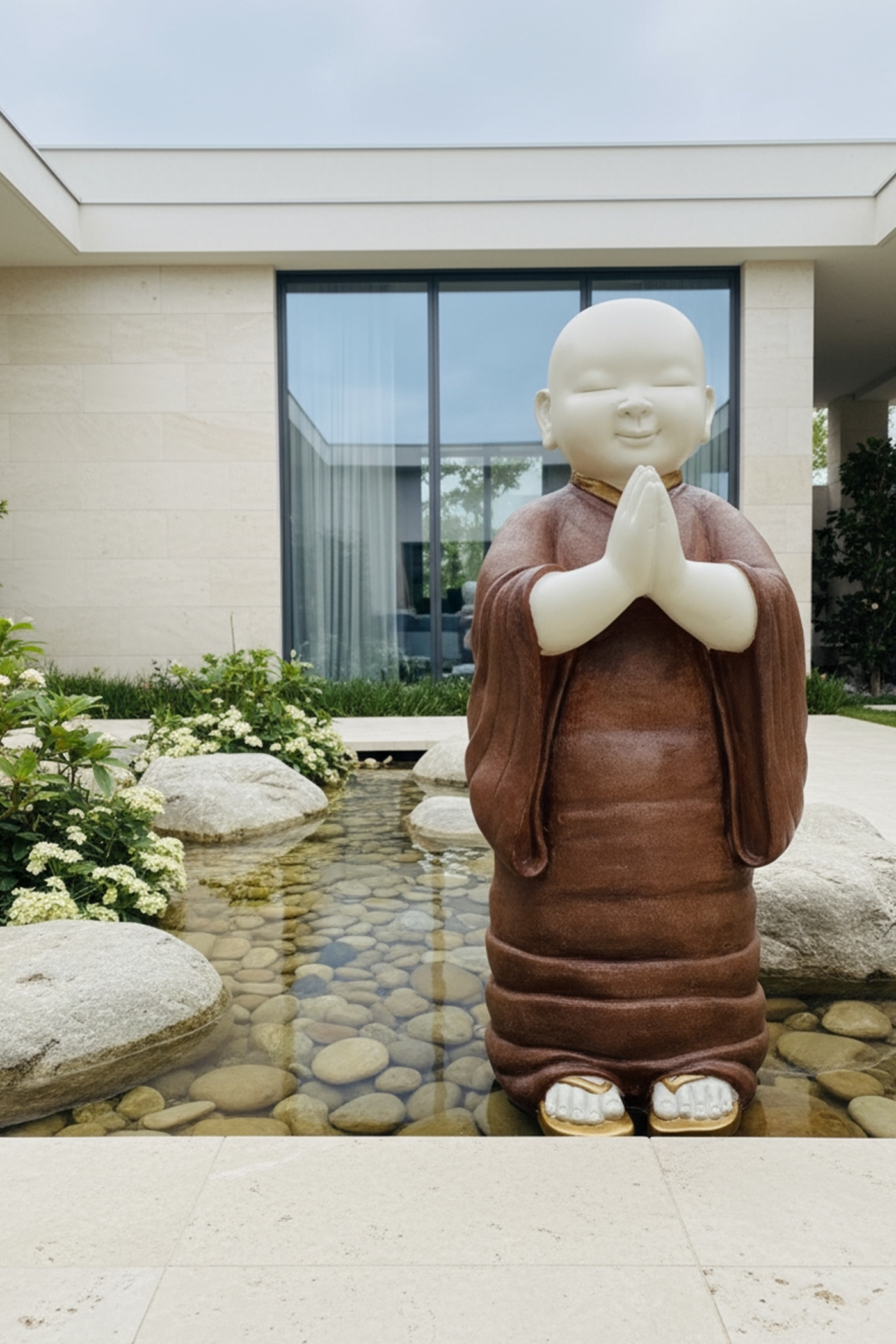 Thai Praying Monk