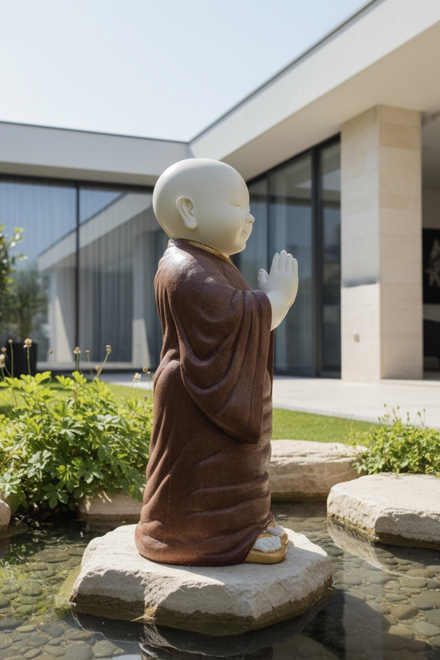 Thai Praying Monk