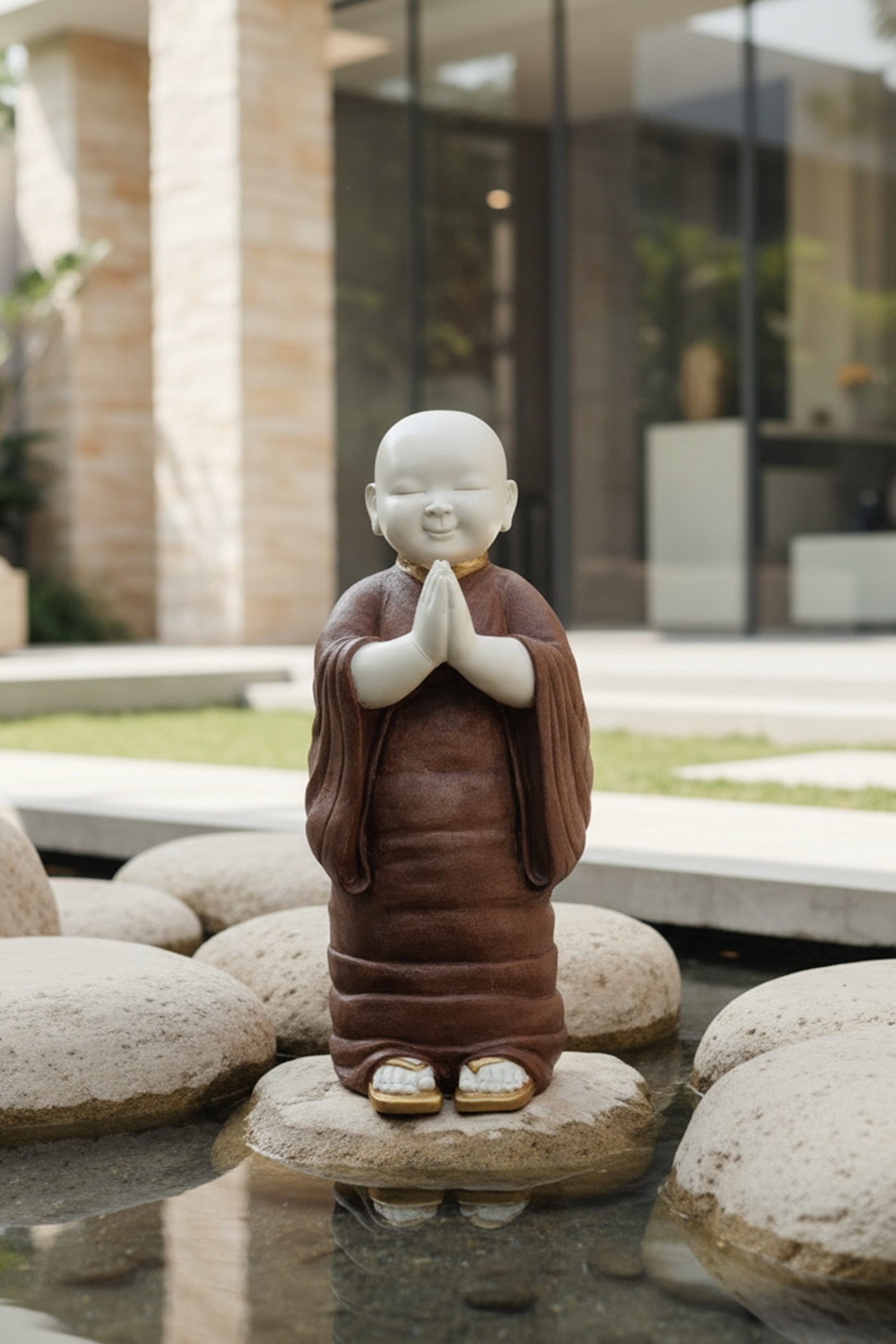 Thai Praying Monk