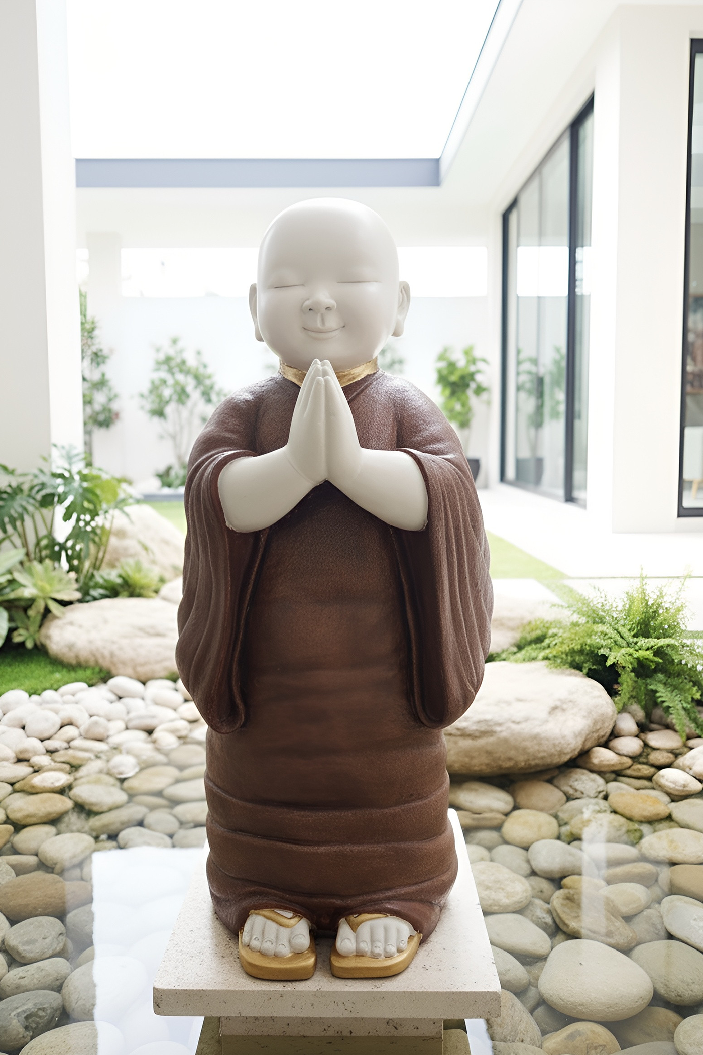 Thai Praying Monk