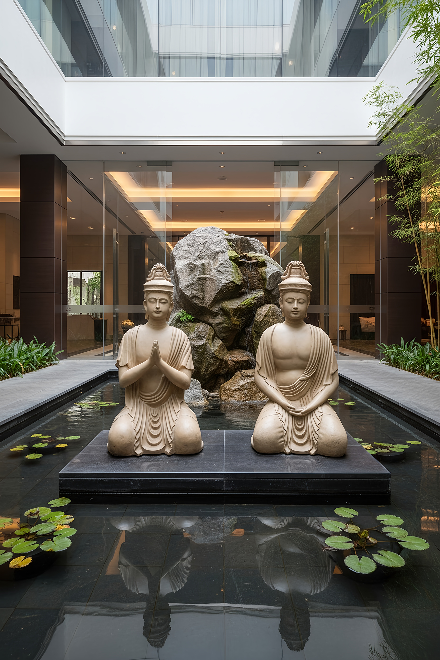Meditating Monk